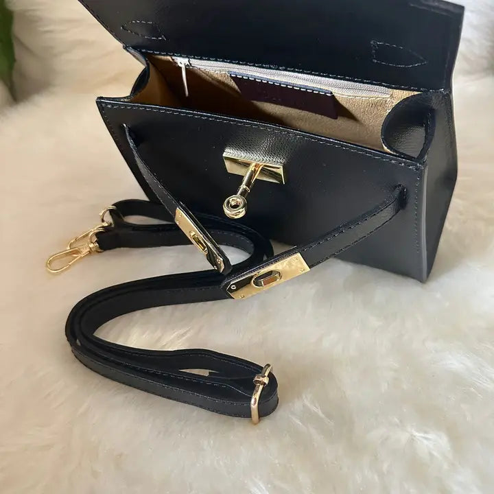 Sac à main en cuir véritable