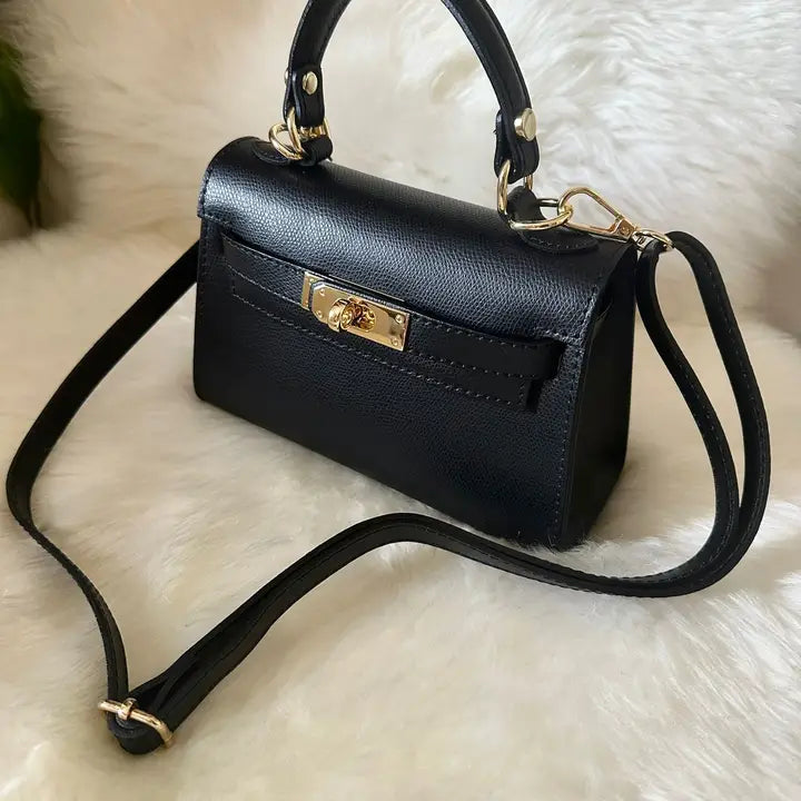 Sac à main en cuir véritable